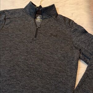 Under Armour Men's Charcoal Heather Quarter-Zip Pullover